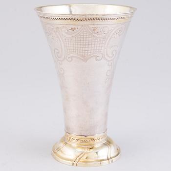 A BEAKER, silver, Stephan Westerstråle, Stockholm 1794.