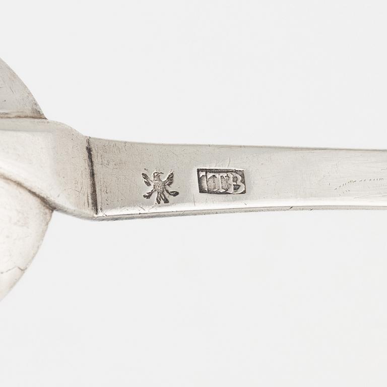 A Swedish Silver Rat-Tail Spoon, mark of Thomas Beckman the Younger, Örebro, active 1727-1759 (1772).