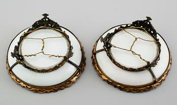 FAT, 1 par, porslin, sannolikt Ryssland, 1800-/1900-tal.
