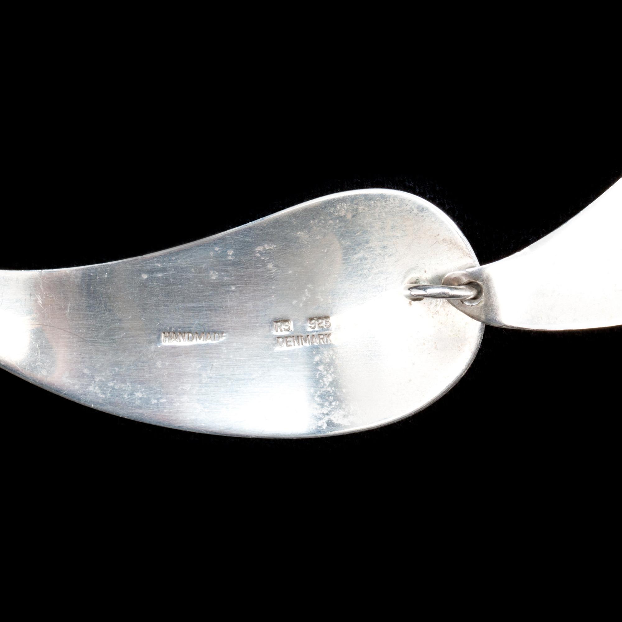 COLLIER, sterlingsilver, Daniel Bentley, Danmark. Vikt ca 53 g.