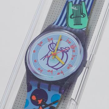 Swatch, Tuba, wristwatch, 34 mm.