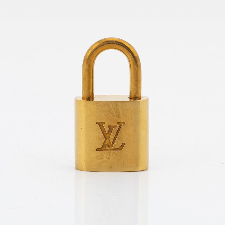 Louis Vuitton, padlock with keys.