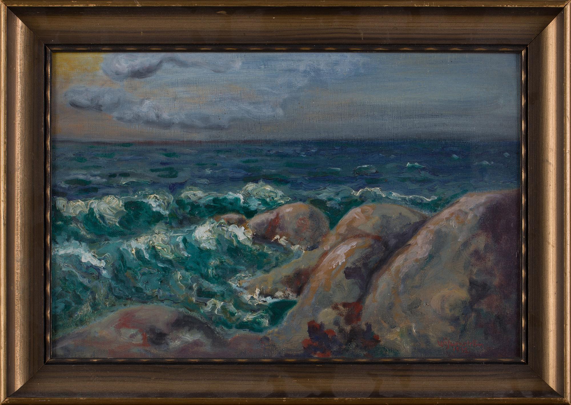 HUGO ÖFVERSTRÖM, olja signerad och daterad 1932.