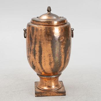 Copper barrel, circa 1900.
