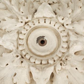 TAKROSETT, gips, omkring sekelskiftet 1900.