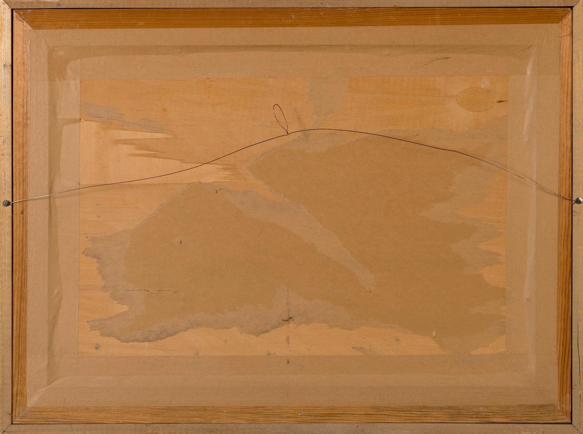 INA SJÖSTRÖM, olja på pannå, signerad.