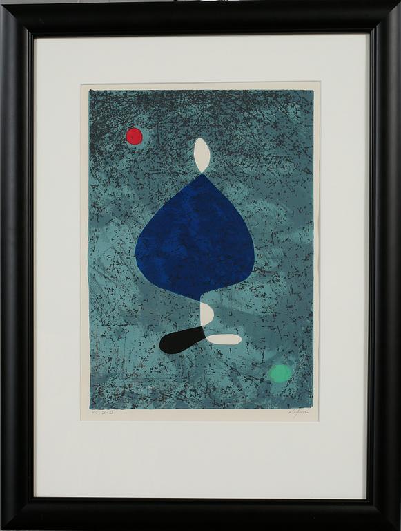 PIERRE OLOFSSON, färglitografi, signerad och numrerad HC IV-VI.