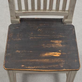 a gustavian style childrens chair.