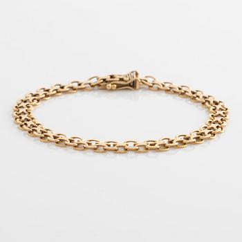 Armband 18K guld, X-länk.