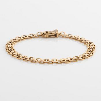 Armband 18K guld, X-länk.