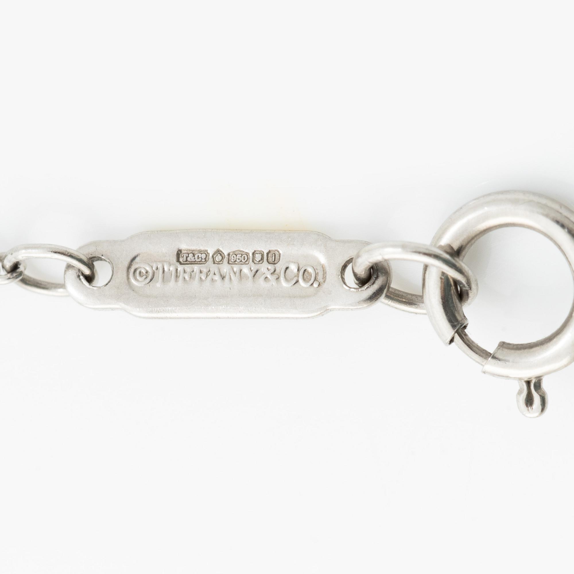 Tiffany & Co, "Lynn pendant", platinum with brilliant-cut diamonds.