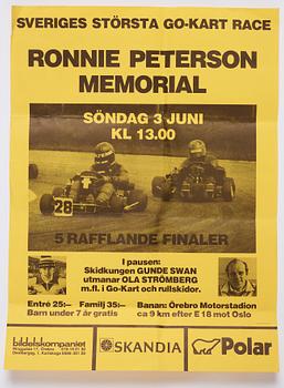 Samling memorabilia/föremål, Ronnie Peterson.