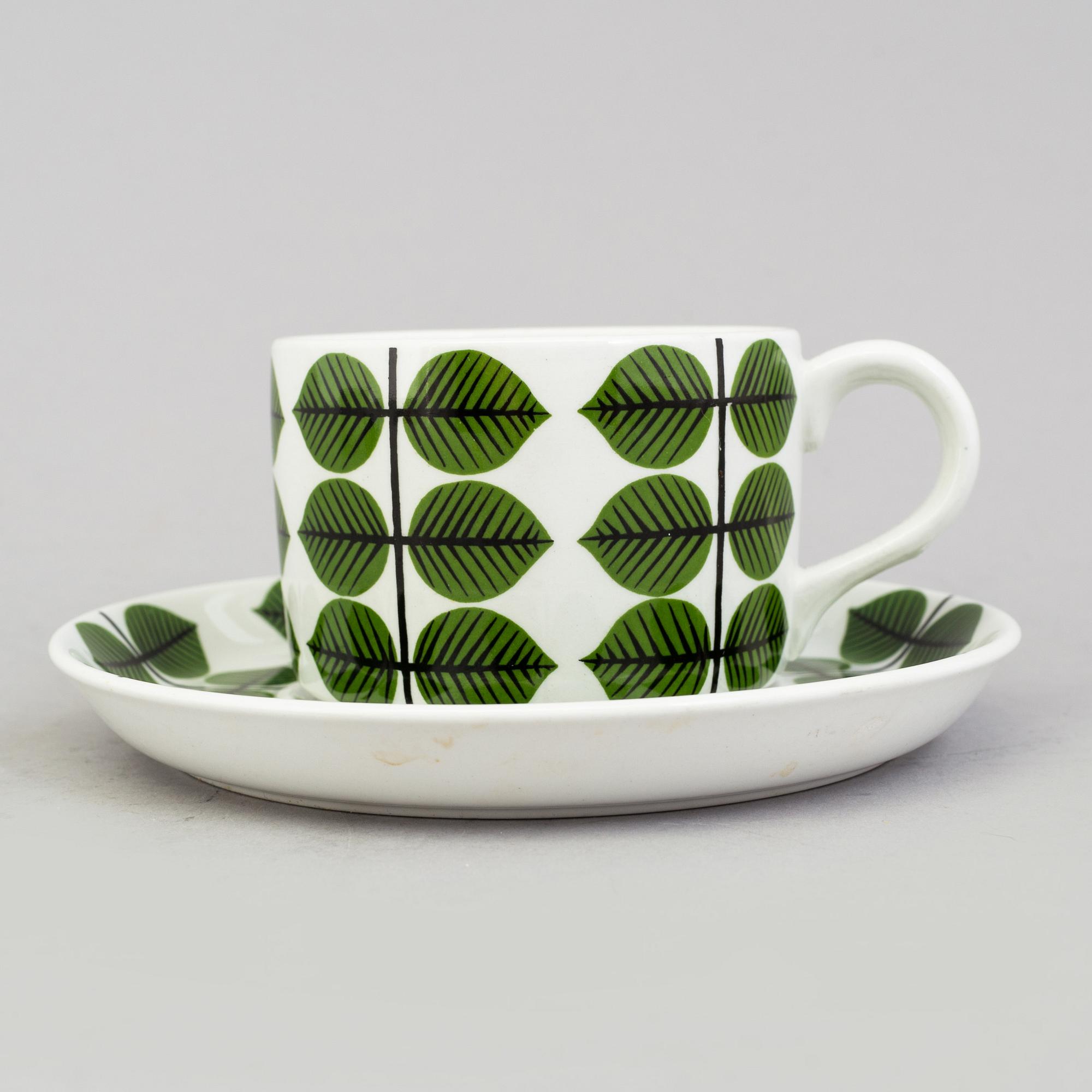 10 pieces of "Berså" tableware, Stig Lindberg for Gustavsberg 1960-74.