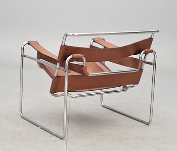 FÅTÖLJ, "Wassily", Marcel Breuer, Gavina, etikettmärkt, 1960/70-tal.