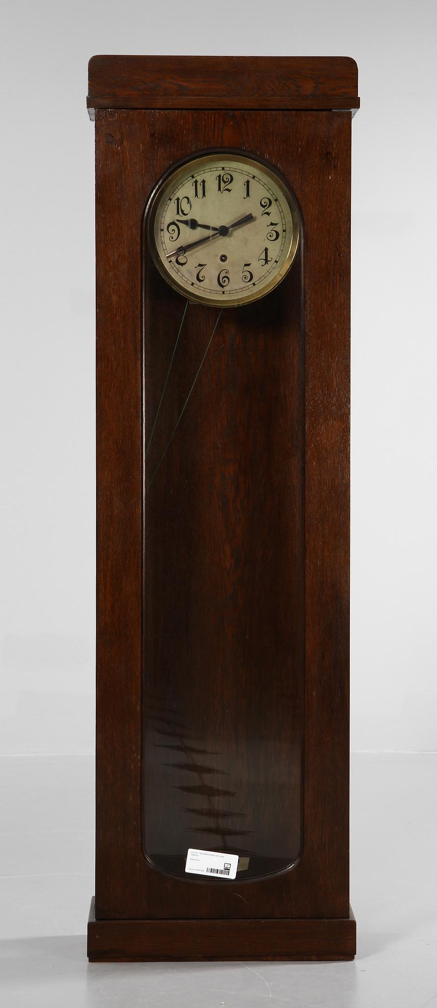 SEKUNDPENDELUR, tidigt 1900-tal.