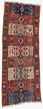 Kilim, Anatolian, 365x140 cm.