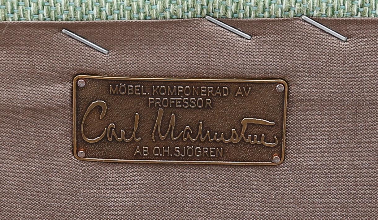 FÅTÖLJER, 1 par, "Hemmakväll", Carl Malmsten, O.H. Sjögren, Tranås, 1900-talets andra hälft.