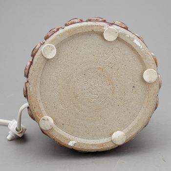 BORDSLAMPA, lergods, Sven Wejsfelt.