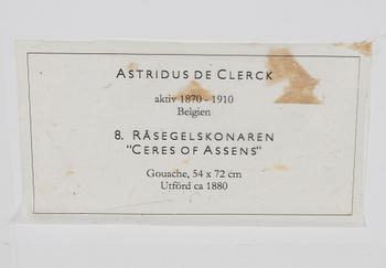 Astridus De Clerck, Råsegelskonaren "Ceres" of Assens (Capt O, petersen).
