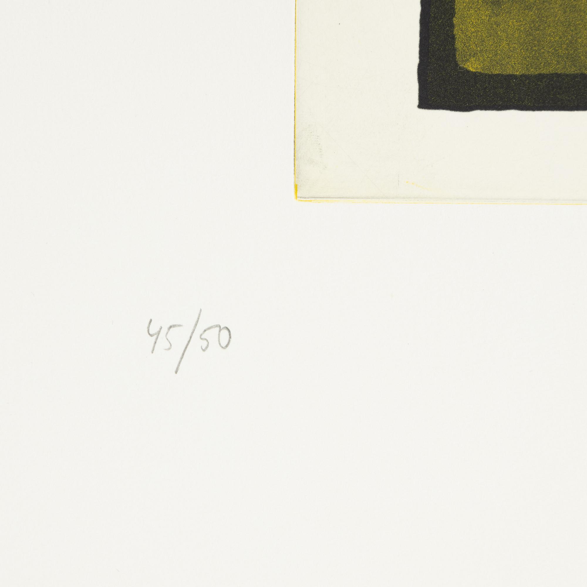 Jan Håfström, etching in colours, 2020, signed 45/50.