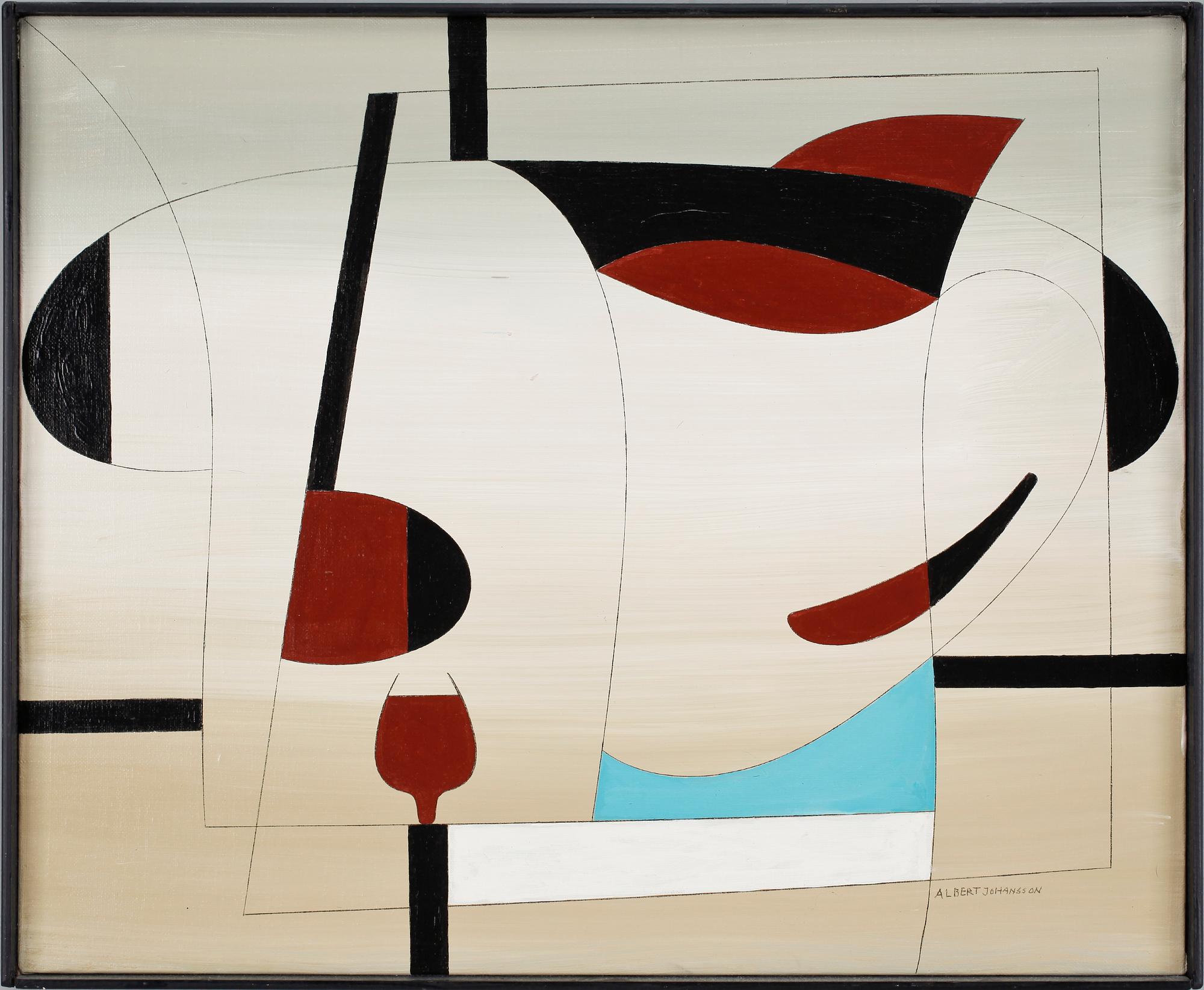 ALBERT JOHANSSON, olja på duk.