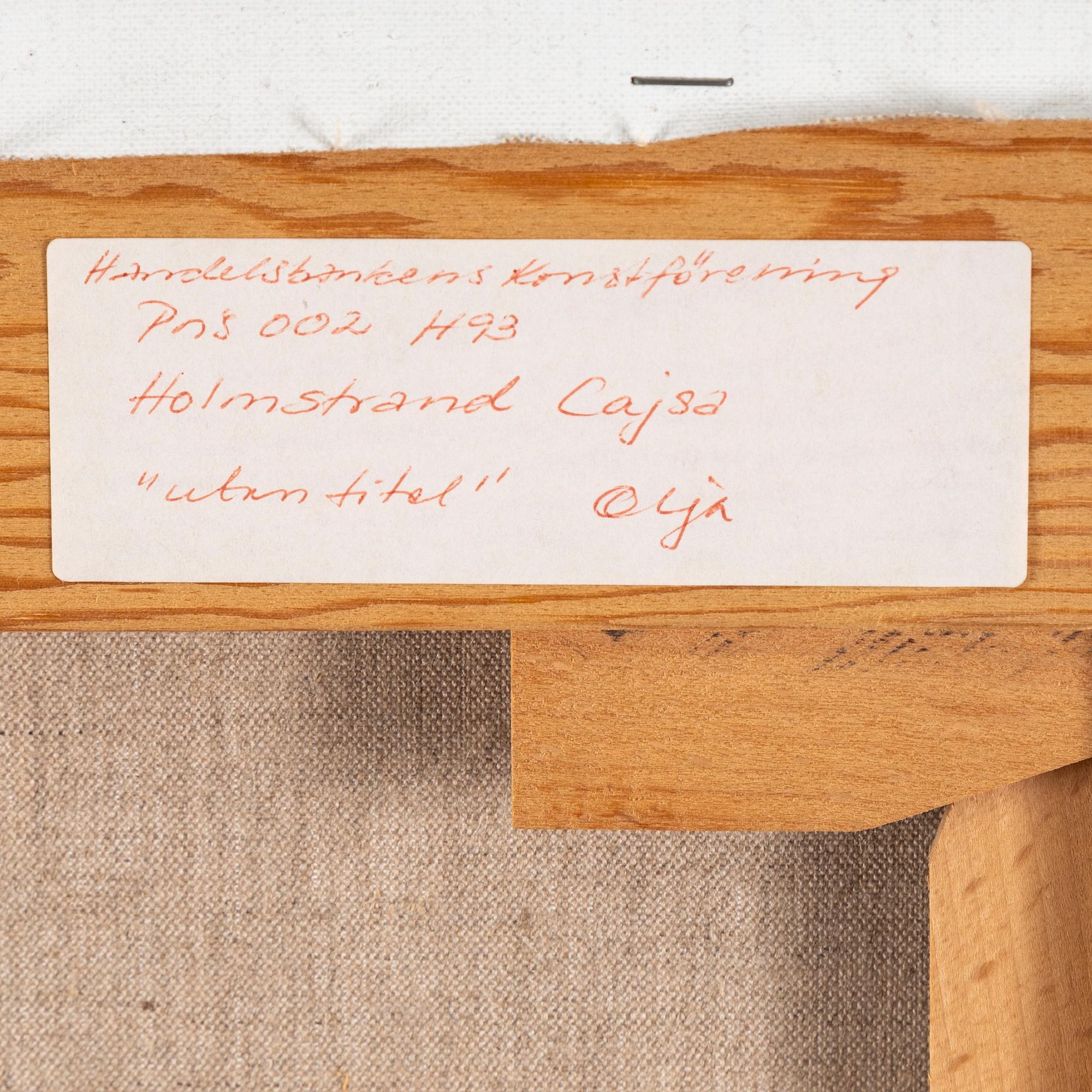 Cajsa Holmstrand, Untitled.