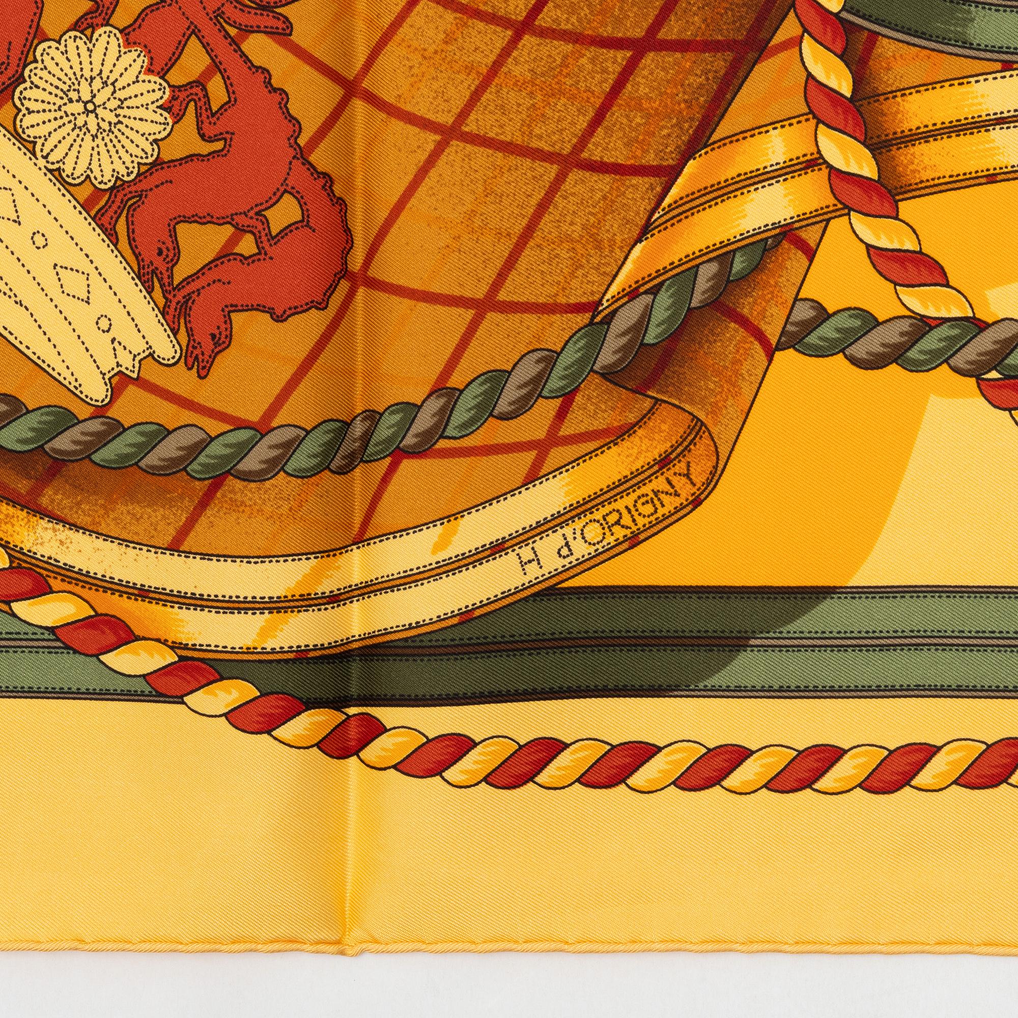 Hermès, scarf "Grand tenue".