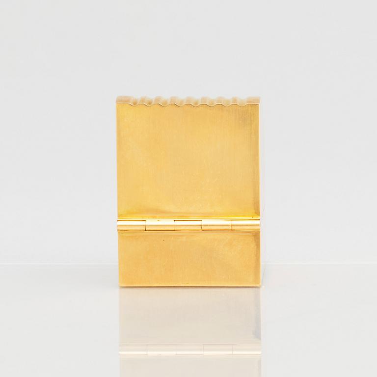 Lars Håkansson, an 18K gold box, Lund, Sweden 1985.