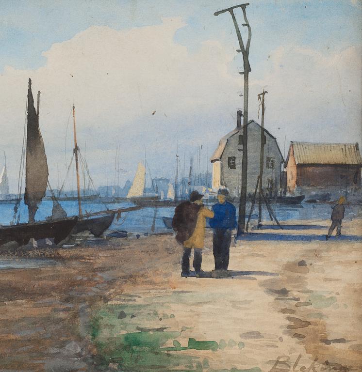 Anna Palm de Rosa, Harbour view in Blekinge.