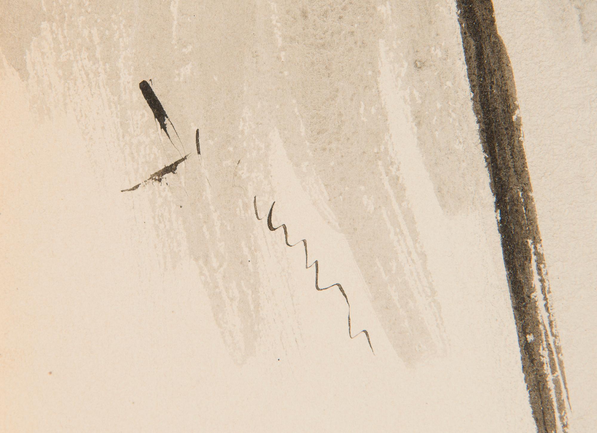 Helene Schjerfbeck, Lutande Mansmodell.