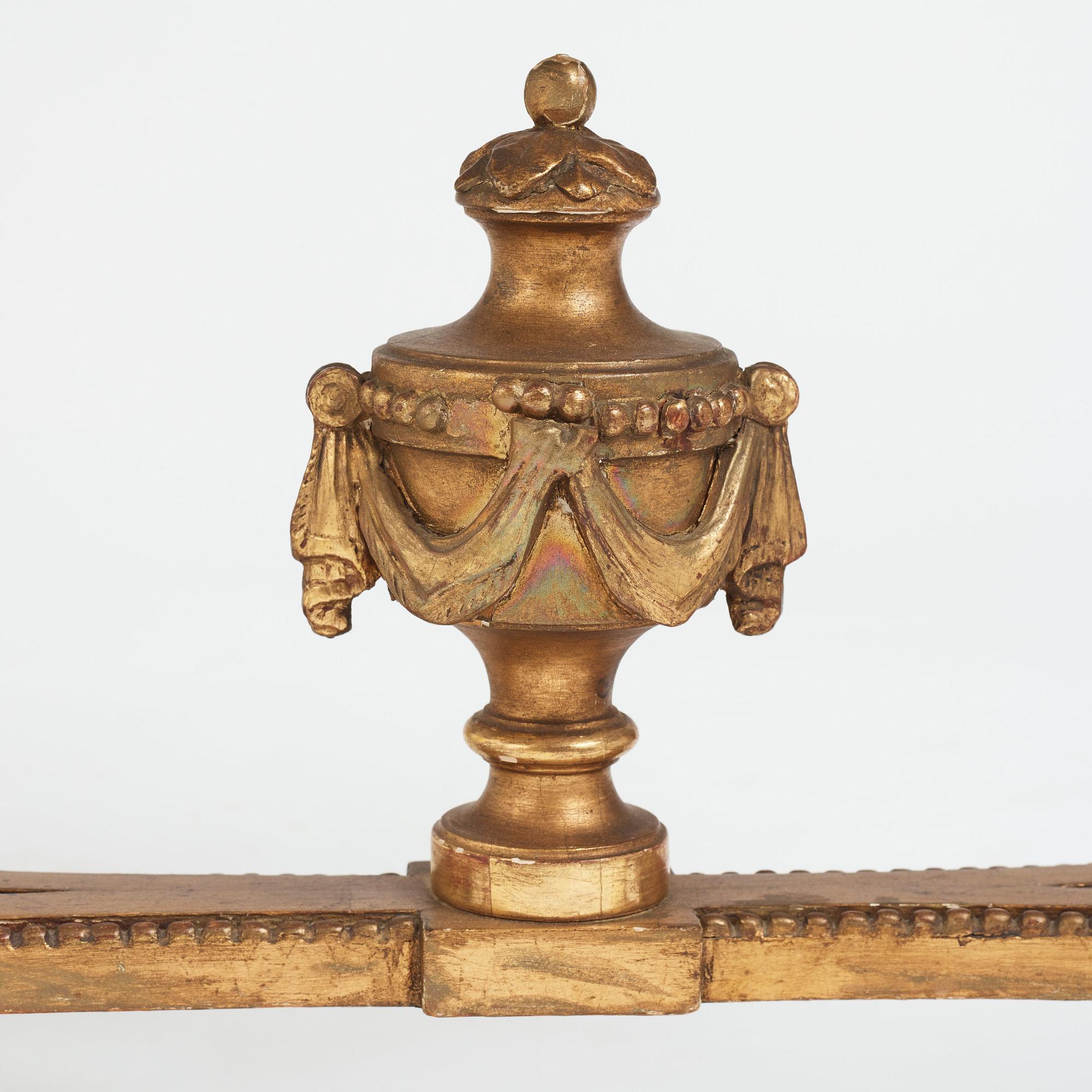 A late Gustavian console table, late 18th Century.