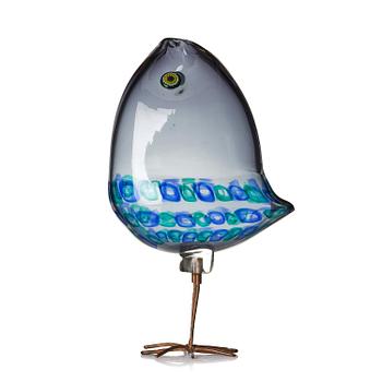 28. Alessandro Pianon, a "Pulcino" glass sculpture of a bird, Vetreria Vistosi, Italy, 1960s.