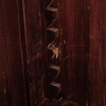 An early 20th century empire-style bookcase.