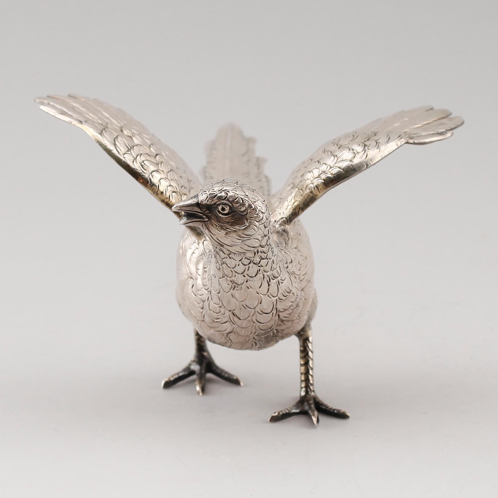 FIGUR, silver (835), 1900-talets mitt. Vikt ca 286 gram.