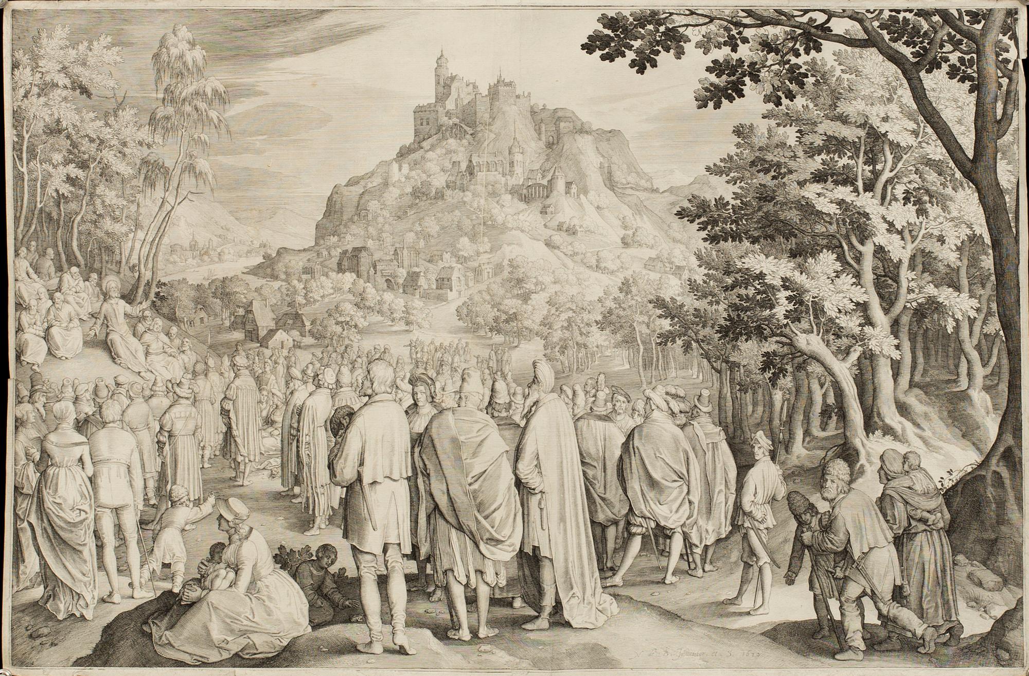 NICOLAES DE BRUYN, after, two,  copper engraving.