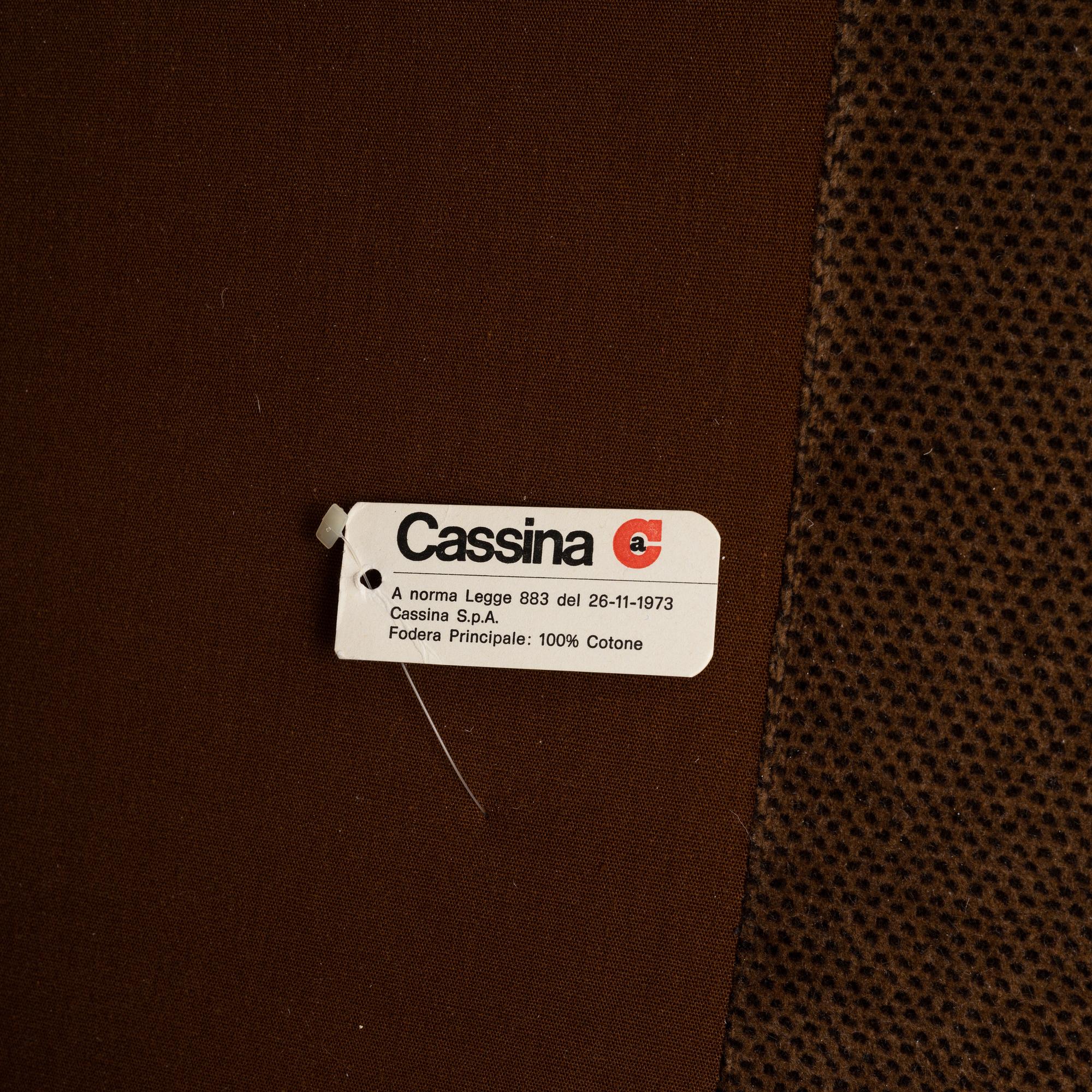 Vico Magistretti, a 'Maralunga' lounge chair from Cassina, Italy, late 20th Century.