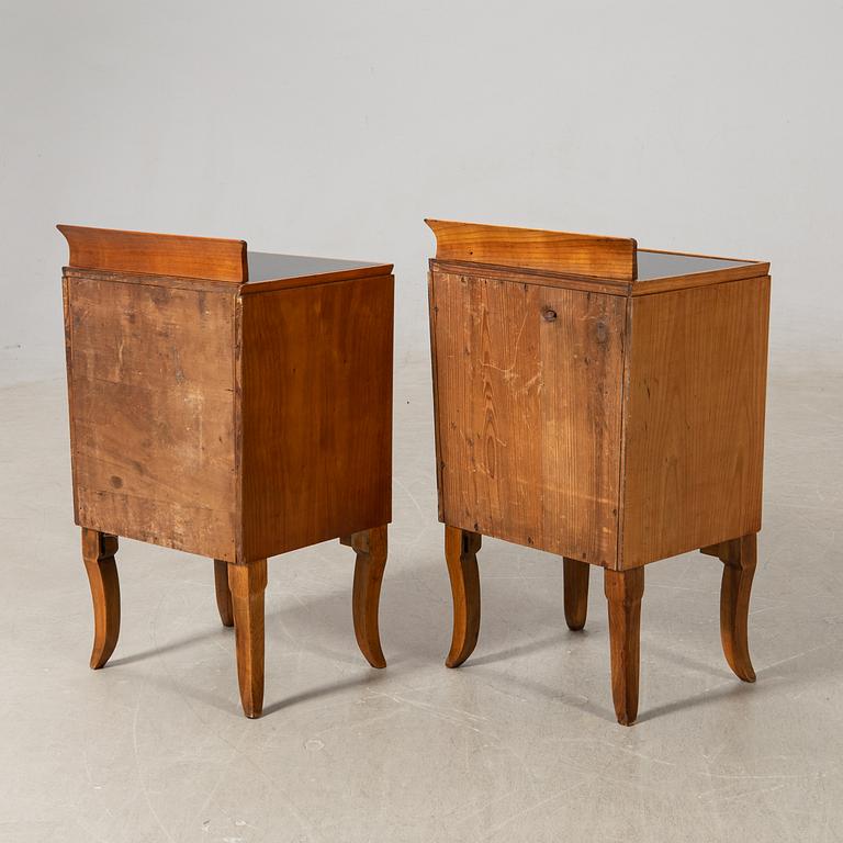 Bed cupboard, a pair, early 20th century.