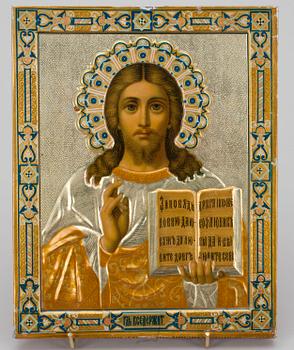 IKON, tryck på plåt, Ryssland 1800- talets senare hälft.