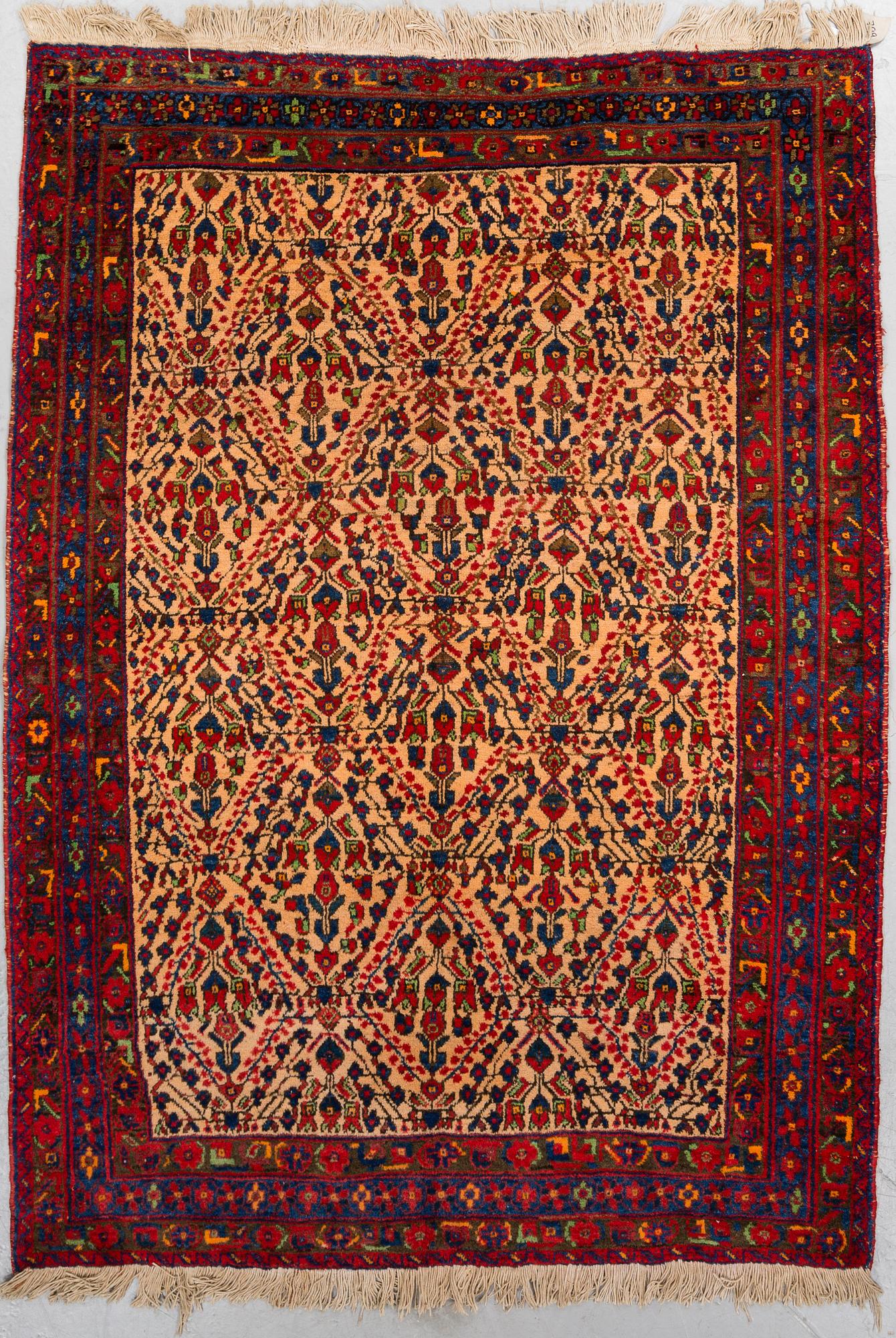 A RUG, Old Afshar, ca 221 x 149 cm.