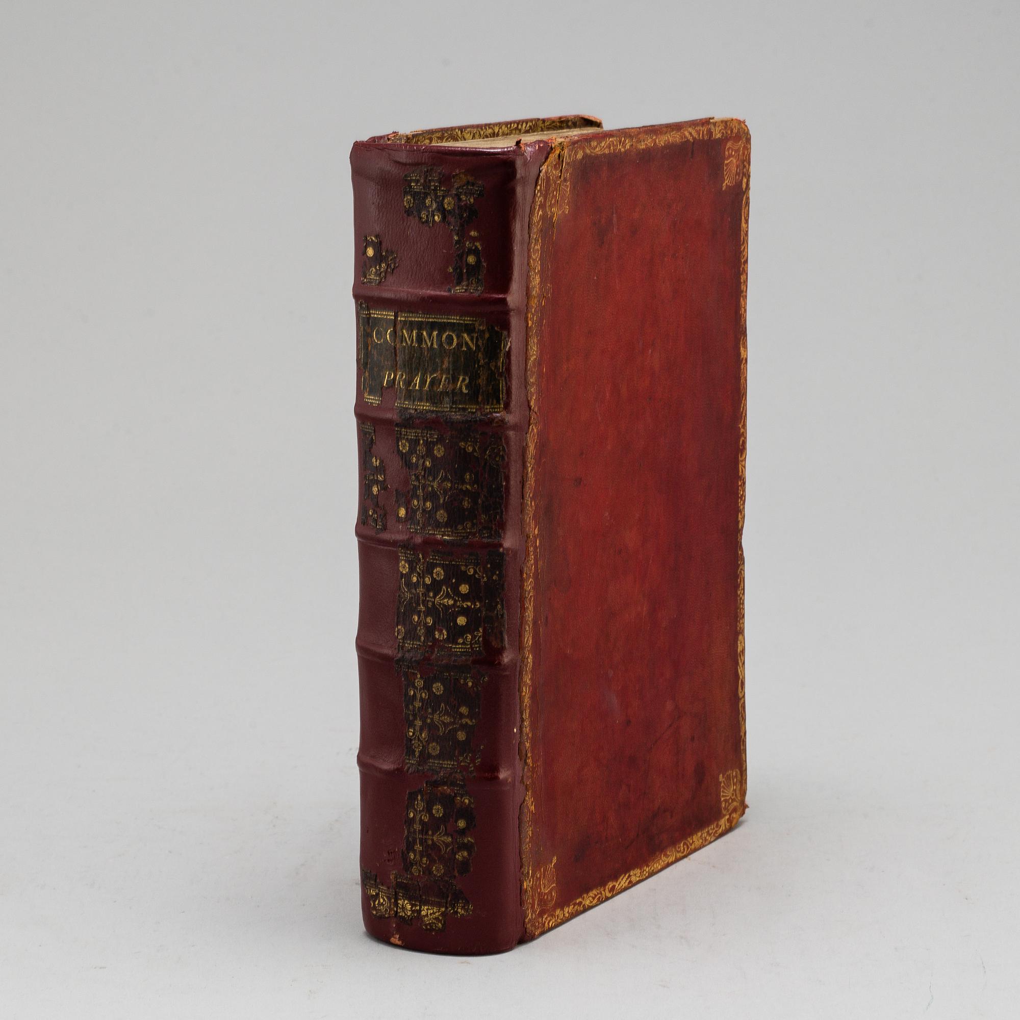 A first edition of The Book of Common Prayer" printed by John Baskerville 1760.