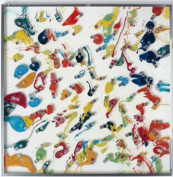 Fernandez Arman, "Tubes de Couleur Suedois".