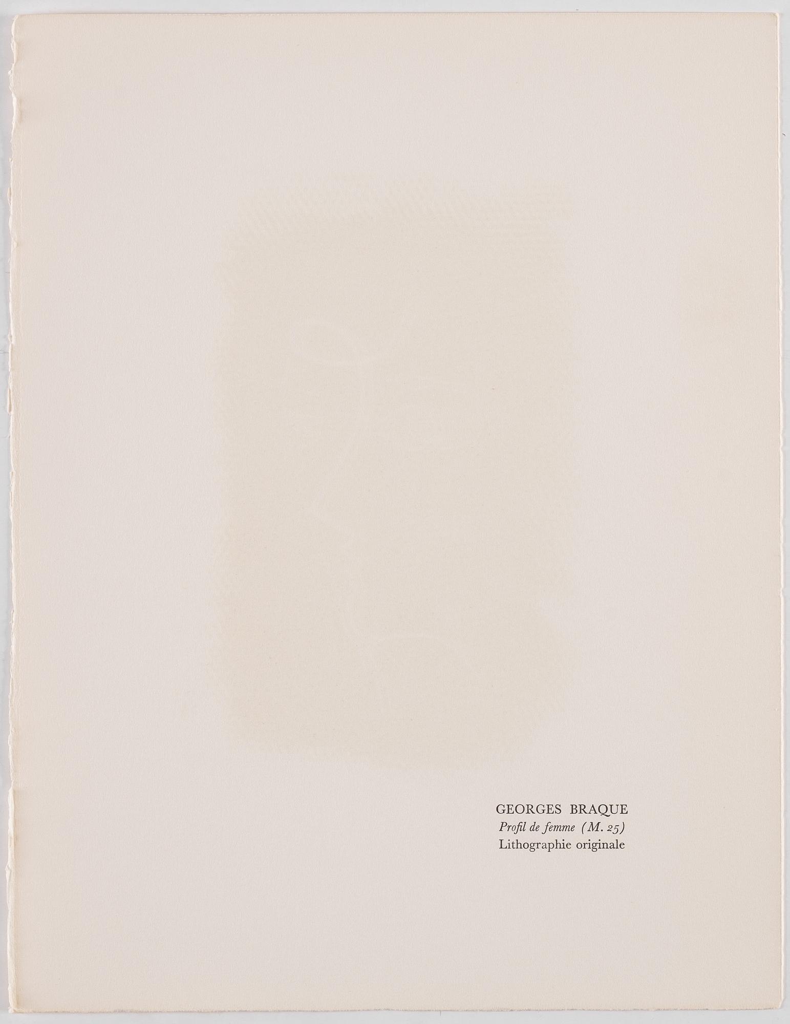 Fernand Mourlot, portfölj med 4 litografier, "Souvenirs et portraits d'artistes", utgiven 1972.