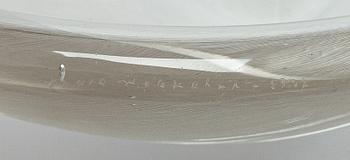 Tapio Wirkkala, A '3337' glass bowl, signed Tapio Wirkkala 3337.