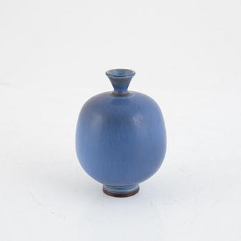 Berndt Friberg, miniature vase, stoneware, Gustavsberg Studio.