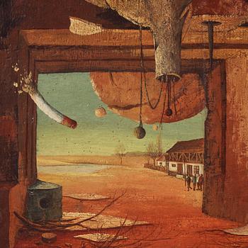 Milić od Mačve, olja på duk lagd på pannå, signerad och daterad 1969, även signerad och daterad 1969 a tergo.