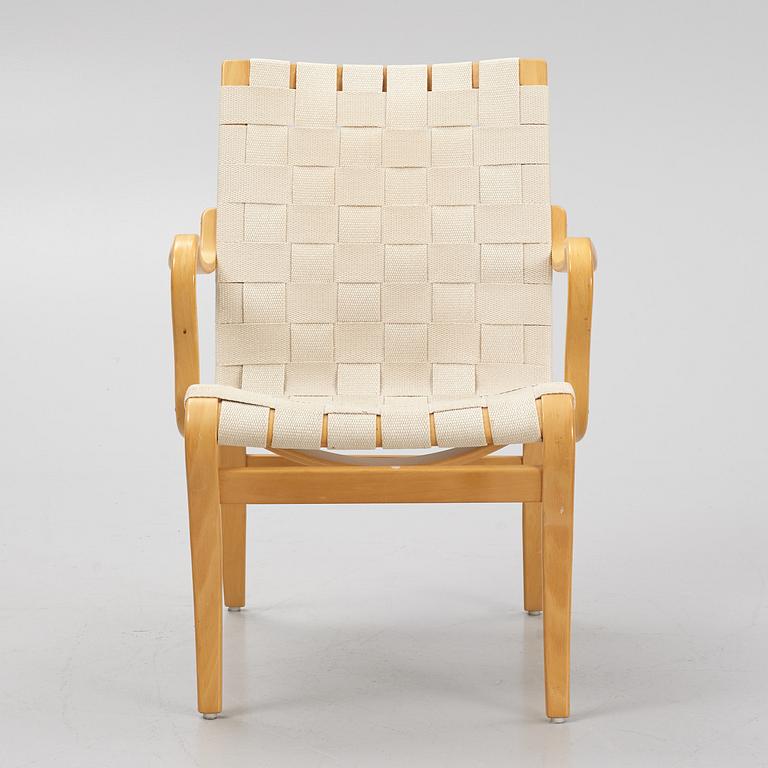 Bruno Mathsson, a 'Mina' armchair, Bruno Mathsson International, Värnamo 1992.