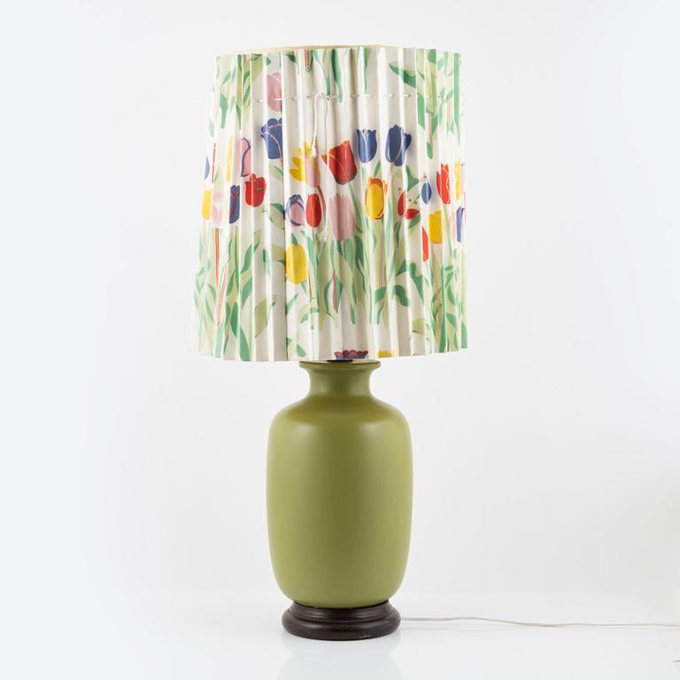 A ceramic table lamp, second half of the 20th century.