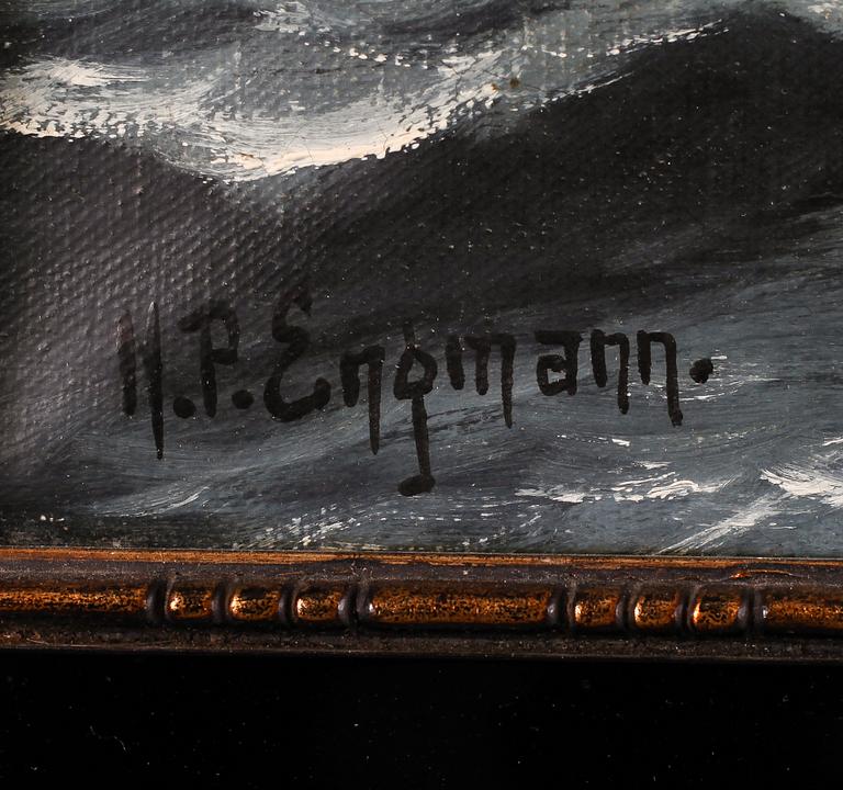 HARALD P ENGMANN, olja på duk, signerad.