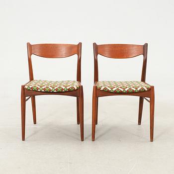 Chairs, a pair, mid-20th century, Denmark.