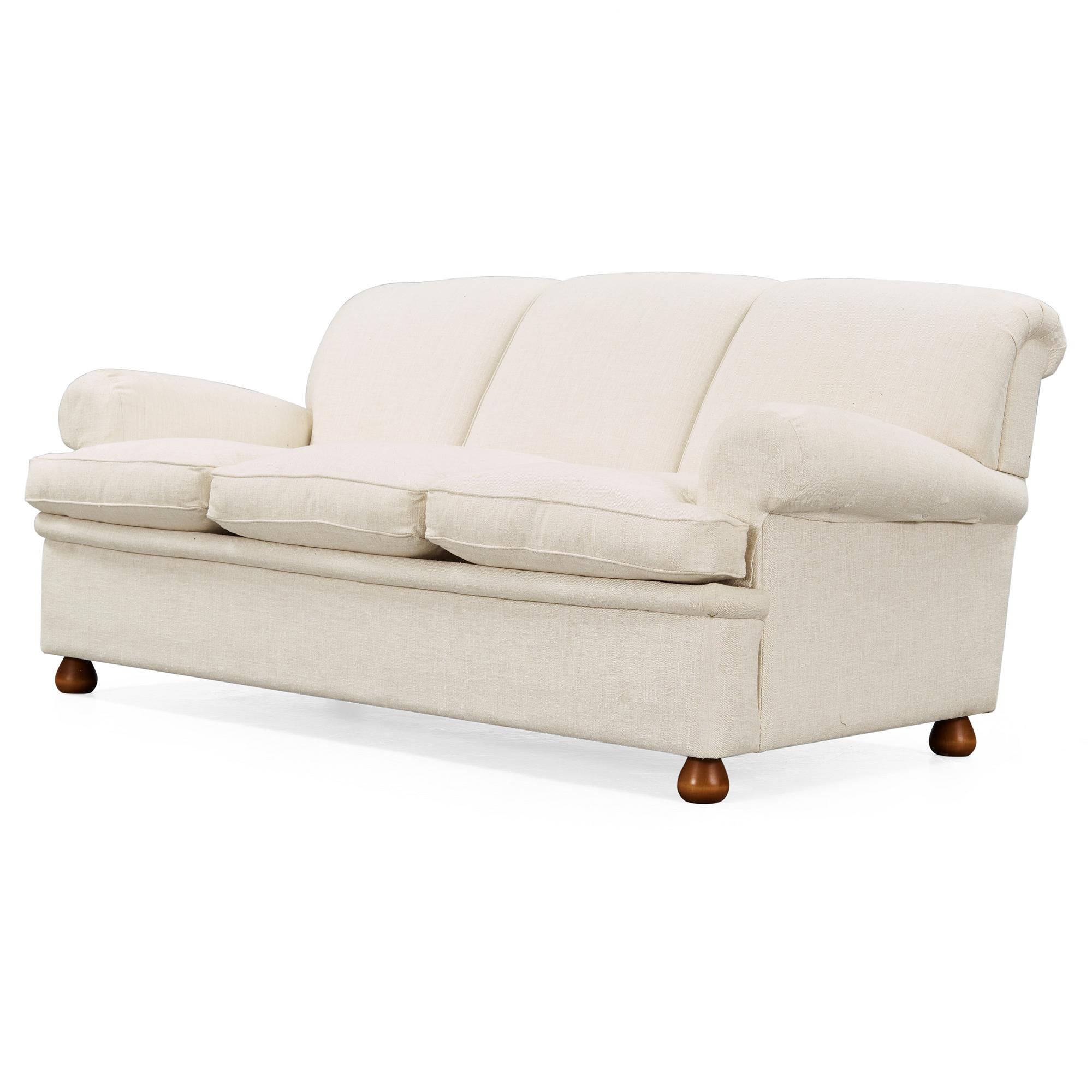 A Josef Frank sofa, model 703, Svenskt Tenn, Sweden.